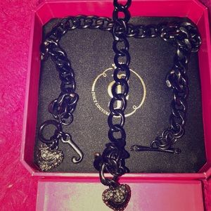 Black Juicy couture jewelry set